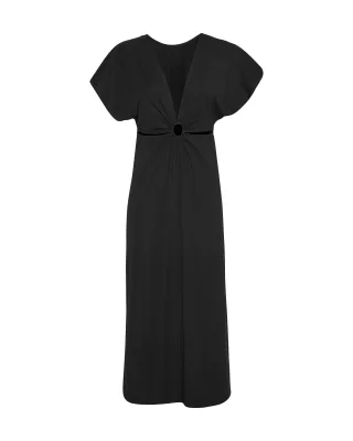 msch copenhagen - MSCHCelya Noriel 2 4 Dress Black - Gr. - M