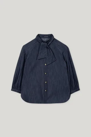 Luisa Cerano - Blusen / Hemden Weiblich denim blue - Gr. - 40