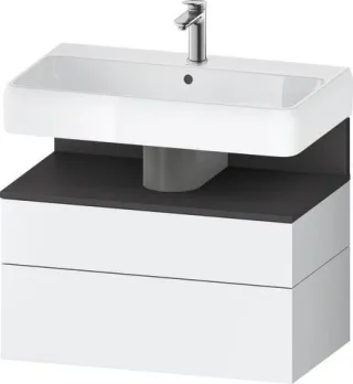 Duravit Qatego Waschtischunterbau wandhängend Weiß Matt 790x470x590 mm - QA4394049180000 QA4394049180000