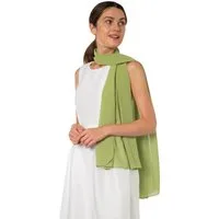 MayTree Modeschal Chiffon Schal, Damen Stola, Umschlagtuch für Abendkleid, Hijab, (Stück, 1-St)