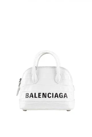 Balenciaga Ville Handtasche Weiß