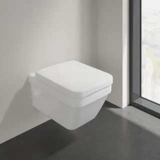 Villeroy & Boch Architectura Wand WC 5685HR01 Combi Pack, weiss, DirectFlush WC mit WC-Sitz