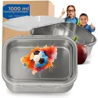 elasto Lunchbox Motiv Brotdose für Kinder 1000 ml für Schule und Kindergarten