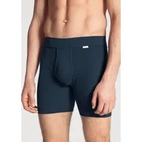 CALIDA Langer Boxer Cotton 1:1 elastischer Softbund, Eingriff, Feinripp-Qualität, langes Bein