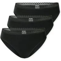 Schiesser Rioslip Modern Multipacks (3er Pack) Spitzenbänder, Baumwollmischung, Single Jersey