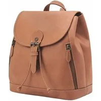 DRAKENSBERG Cityrucksack »Sanya« Cognac-Braun, kleiner Tagesrucksack, Handtaschen-Ersatz für Damen aus Naturleder