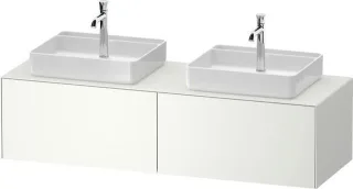 Duravit White Tulip Konsolenwaschtischunterbau wandhängend Weiß Seidenmatt 1300x550x408 mm - WT4865B WT4865B36360000