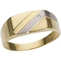 Firetti Goldring Schmuck Geschenk Gold 333 Herrenring Goldring, mit Brillant