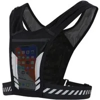 Sport-Knight® Funktionsweste Reflektierende Laufweste mit Handyfach, Sportweste ultraleicht