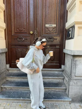 JJXX - JXSTUDIO VESTERBRO LS RLX HOOD SWT NOOS Light Grey Melange - Gr. - S