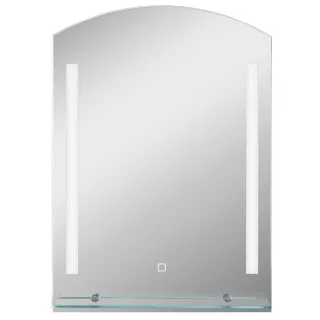 Kleankin Badspiegel, Silber, Glas, 12x70x50 cm, Badezimmer, Badezimmerspiegel, Badspiegel