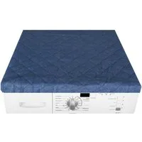 Bestlivings Waschmaschinenbezug 60x60cm aus Baumwolle/Polyester, mit Gummizug, Frottee-Steppung, maschinenwaschbar & trocknergeeignet