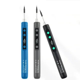 Portable USB Soldering Iron Kit with Intelligent Temperature Control Fast Heating Type-C Interface for Electronics Repai