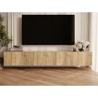 GrainGold TV-Schrank Kioto (Set, TV-Schrank) Soft-Closing-System, Breite 200 cm, für das Wohnzimmer