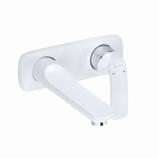 Kludi BALANCE 2-Loch-WT-Wand-EHM Ausladung 180 mm weiß/chrom, 522469175 522469175
