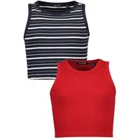 Blue Seven Crop-Top Blue Seven 2er Pack Mädchen Tops