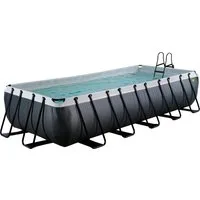 EXIT Framepool (Set, 3-tlg), BxLxH: 200x400x100 cm, mit Sandfilterpumpe und Sicherheitsleiter