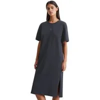 Marc O'Polo Nachthemd Heavy Jersey-Woven mit hohen Seitennaht-Schlitze
