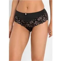 bonprix Maxislip mit zarter Spitze, aus Polyamid und Elasthan, bequeme Passform