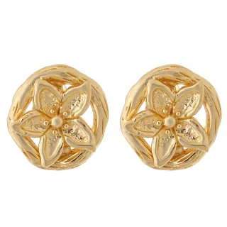 Orphelia Ohrstecker für Damen, 925 Sterlingsilber, Gold ZO-6029/1