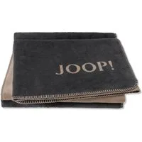 Wohndecke Joop! Wohndecke Kuscheldecke 150x200 cm Doubleface uni anthrazit-karam, JOOP!