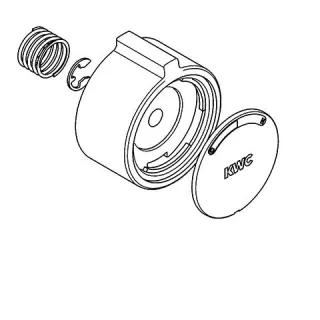 KWC Aquarotter Griffdruckkappe, F3, 2030046771 , 2030046771 2030046771
