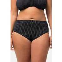 Ulla Popken Midislip Midislips 5er-Pack Punkte/einfarbig