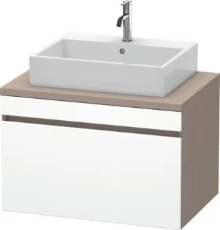 Duravit DuraStyle Konsolenwaschtischunterbau wandhängend Weiß & Basalt Matt 800x548x512 mm - DS53120 DS531201843