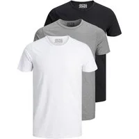 Jack & Jones T-Shirt Basic O-Neck (3-tlg., 3er Pack) etwas länger geschnitten, nicht zu kurz