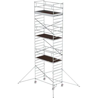 Munk Rollgerüst 1,35 x 2,45 m mit Ausleger & Doppel-Plattform - 168736