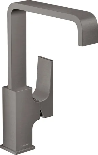 Hansgrohe Waschtischmischer 230 Metropol Brushed Black Schwenkauslauf mit Push-Open Ablaufg., 325113 32511340