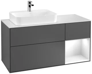 Villeroy & Boch Waschtischunterschrank Finion G40 1200x603x501mm Wandbel. WT li , G401GFGK G401GFGK