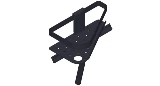 Giese Duschkorb Newport mit Halter für Rasierer, Haken und Wischer Eckmodell schwarz matt, 30824-14 30824-14