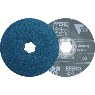 PFERD TOOLS COMBICLICK Fiberscheibe VICTOGRAIN Höchstleistung auf Stahl - 64111680