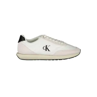 Calvin Klein Weiße Polyester Herren Sneaker