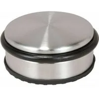 axentia Türstopper (1 St), aus Edelstahl mit Gummiringen - Antirutsch Boden
