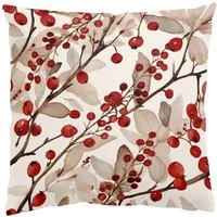 Bilderdepot24 Dekokissen drinnen Kissenhülle/ Sofakissen/ Zierkissen Kissenhülle rot mit Motiv, Bezug Aquarell mit / ohne Füllung Zierkissen Outdoor Sofa Bett