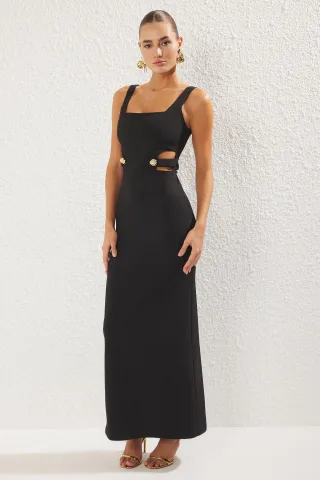 Schlichtes, ärmelloses Maxikleid für Damen, ideal für Abschlussfeiern, Ball und Abendveranstaltungen