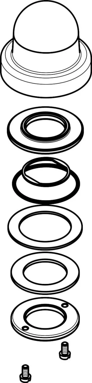 Hansgrohe Schaftbefestigung Absperrventil , 96078000 96078000