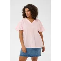 KAFFE Curve Blusentop Ärmellose Bluse KCvaleria Große Größen