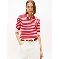 Tommy Hilfiger Poloshirt TH SCRIPT LYOCELL ZIP SS POLO