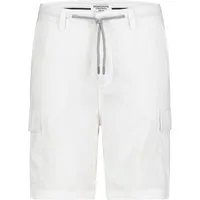 Eight2Nine Cargoshorts Vintage-Style Leinen Bermuda mit Kordelzug und Taschen Linen Shorts