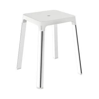 KEUCO AXESS Hocker, Aluminium/Kunststoff, B: 42,3 H: 47,6 T: 42,3 cm, 35082010051 35082010051
