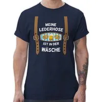 Shirtracer T-Shirt Meine Lederhose ist in der Wäsche Mode für Oktoberfest Herren