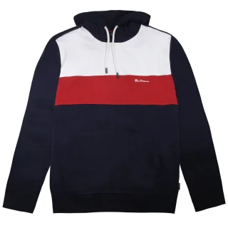 Ben Sherman getäfelte Herren Navy Hoodie