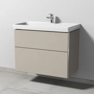 Sanipa 3way Waschtischunterbau zu Villeroy & Boch Avento Waschtisch mit 2 Auszügen, Kaschmir-Matt BP6231U