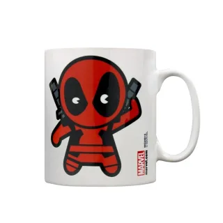 Marvel - Kaffeebecher, Kawaii (Weiß/Rot)