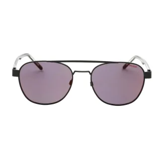 Hugo Boss - "HG 1196/S 003 AO" Sonnenbrille für Herren (Matt Schwarz/Rot)