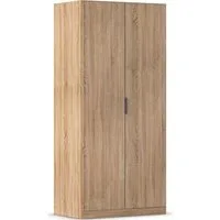 rauch Kleiderschrank Drehtürenschrank Schrank Garderobe Ankleide Schlafzimmer LAGOA (3 verschiedene Ausstattungen BASIC/CLASSIC/PREMIUM (inkl. SOFT-CLOSE) moderne Kantengriffe aus Metall, optional mit Aufsatz MADE IN GERMANY
