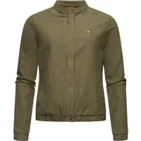 Ragwear Kurzjacke Malawi Linen Leichte Leinen Übergangsjacke